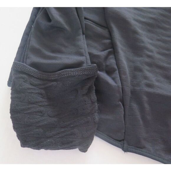 Nike DD6799 010 Women's Sz L Black Therma-FIT Element 1/2-Zip Running Jacket $85 - Picture 8 of 9